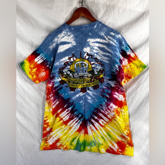 Grateful Dead Vintage 1994 Single Stitch Summer Tour Tie Dye T Shirt XL Adult - Picture 10 of 16